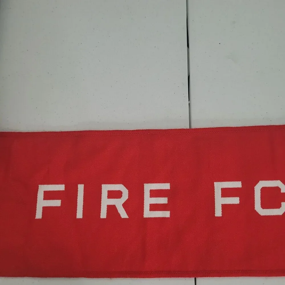 NEW Ruffneck MLS Chicago Fire FC Scarf Fringe Fray Red unisex long
